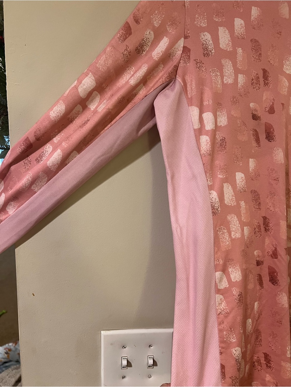 Pink Patterned Long Sleeve Top - Picture 3 of 5